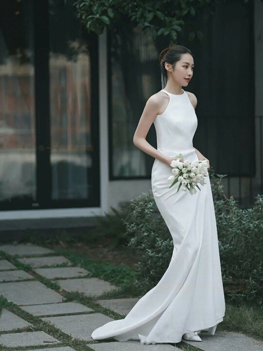 楽天市場】ウェディングドレス 花嫁 結婚式 レディース 白 オフ 