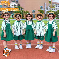 緑トッド柄 キッズ トップス ダンス衣装 女の子 男の子 子供 セットアップ tシャツ トップス ワンピース …