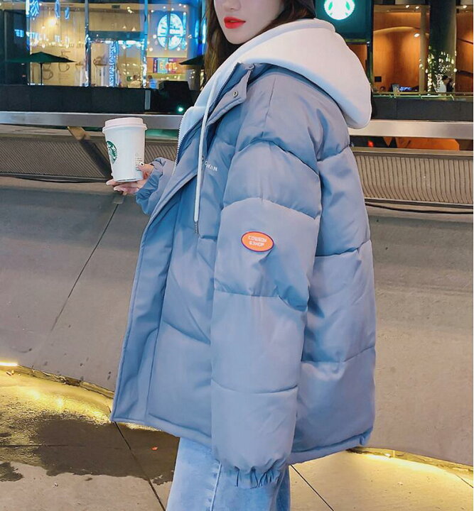 楽天市場 フェイクレイヤード 中綿 ジャケット 重ね着風 韓国 ファッション レディース ゆったり 長袖 ダウンコート 軽量 暖か 防寒 冬 ジャケット コート おしゃれ きれいめ 大人カジュアル ボリューム ゆったり ベージュ ブラック ブルー パープル スピルホープ