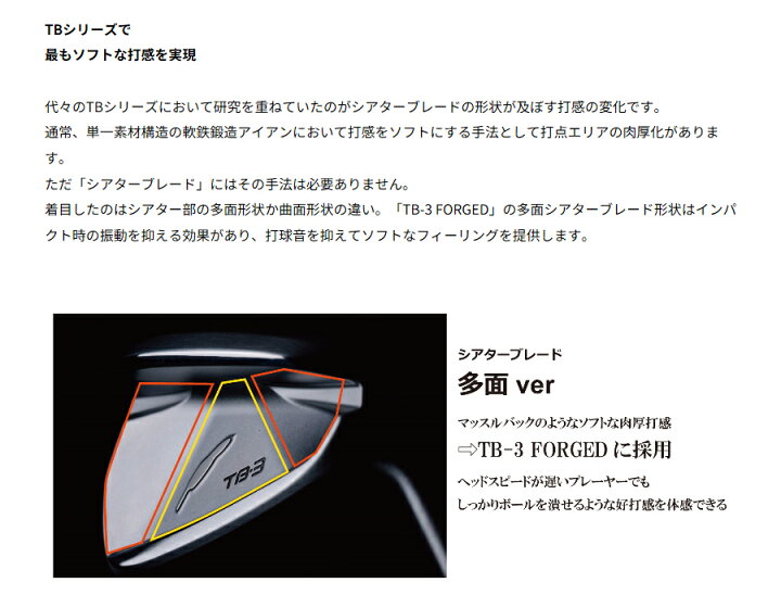 楽天市場】フォーティーン2025 TB-3 FORGED 単品アイアン #5,#6AD-55 