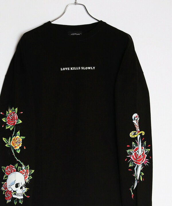 楽天市場】EdHardy エドハーディー ヘビーウェイト ロンt ロングt  