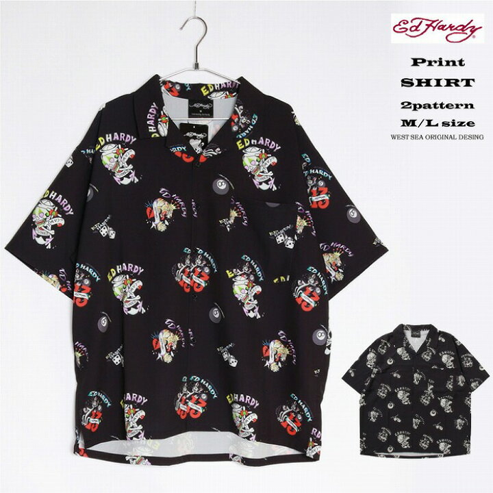 楽天市場】エドハーディー Ed Hardy シャツ メンズカジュアルシャツ 