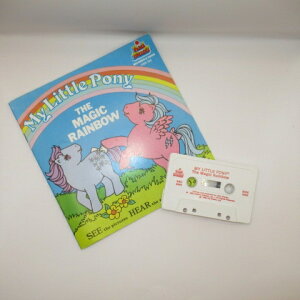 80fs1985NMY LITTLE PONY}Cg|j[TAKING STORY BOOK{ƃJZbge[ṽZbgre[W24y[WTHE MAGIC RAINBOWtBMAl`ʂ݁