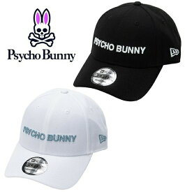 サイコバニー ゴルフ キャップ COLORED NEW ERAコラボ メンズ レディース Psycho Bunny PBMG352F