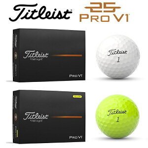 �^�C�g���X�g �S���t�{�[�� �v�� V1 1�_�[�X 12���� �V�i ���{���K�i Titleist Pro V1 2025�N����