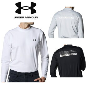 アンダーアーマー ゴルフ メンズ シャツ UAトリコット ロングスリーブ モックネック シャツ UNDER ARMOUR 1381282【2023年秋冬モデル】