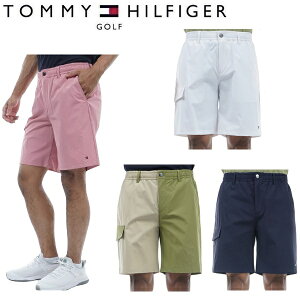 トミーヒルフィガー ゴルフ メンズ リラックスカーゴ ショートパンツ TOMMY HILFIGER GOLF THMA441 2024年春夏モデル