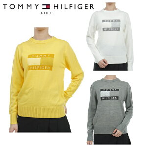 トミーヒルフィガー ゴルフ レディース シャドウフラッグ クルーセーター TOMMY HILFIGER GOLF THLA347