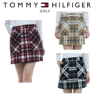 トミーヒルフィガー ゴルフ レディース チェックボックス プリーツスカート TOMMY HILFIGER GOLF THLA361 秋冬モデル