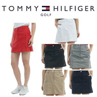 トミーヒルフィガー ゴルフレディース バックプリント ツイルスカート TOMMY HILFIGER THLA514 2025年春…