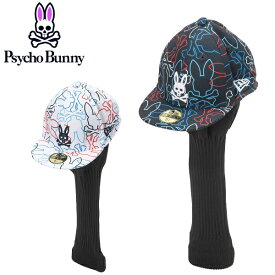 サイコバニー ゴルフ ヘッドカバー ドライバー用 NEW ERA コラボ Psycho Bunny PBMG4SHA