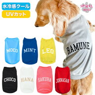犬 服 夏服 名入れメッシュタンク ネームロゴ かわいいデザインをおしゃれに着せやすい服 男の子や女の子…