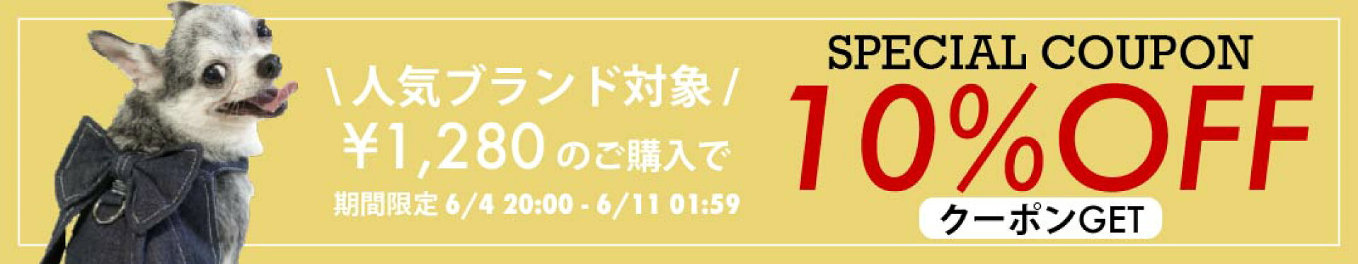10%OFFクーポン
