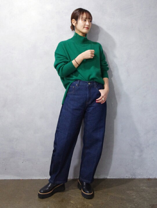 楽天市場】YENN (イエン) SIDE PLEATED DENIM PANTS (Y244-31112  
