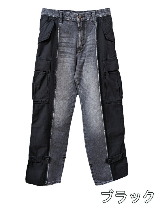 楽天市場】WRANGLER(ラングラー) リメイクカーゴxデニム (WU9000  