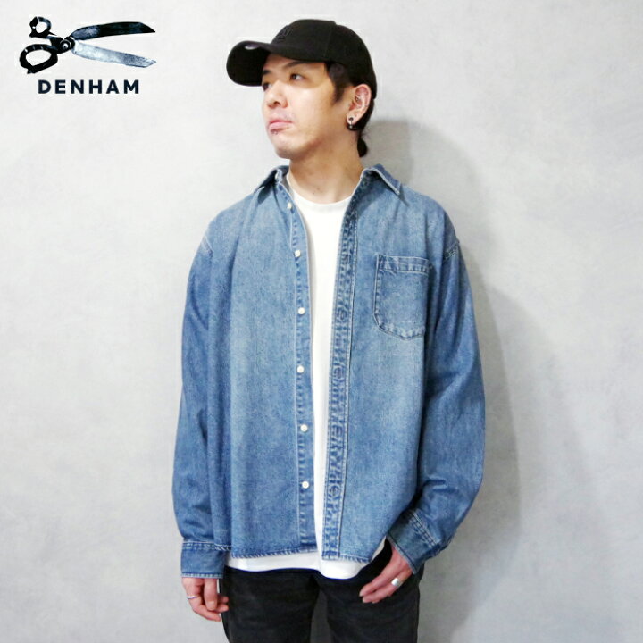 楽天市場】DENHAM (デンハム) NOAH SHIRT MSW (1241040020/01241040020 