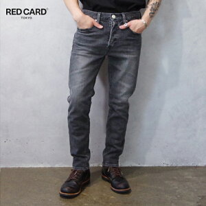 RED CARD (���b�h�J�[�h) Rhythm + Slim Tapered Ankle kita - Dark Grey (88M86801dgr) �����Y �{�g���X �p���c �f�j�� ���Y���v���X ���j���[�A�� �A���N���� �ȍ� �X�b�L�� ���r �X�g���b�` ��l�f�j�� �u���b