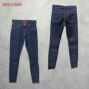 RED CARD (���b�h�J�[�h) Vertical Super Skinny (3349801ACD/33498) ���f�B�[�X �{�g���X �p���c �f�j�� �X�L�j�[ �אg �t�B�b�g��