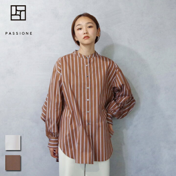 楽天市場】【CS20％OFF】PASSIONE (パシオーネ) バックフリル ブラウス 