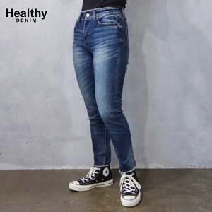 Healthy DENIM (�w���V�[�f�j��) H. Salt Dark Fringe (H58352803DKF/H583528) ���f�B�[�X �f�j�� �~�b�h���C�Y �e�[�p�[�h �t�B�b�g�� �t�����W ���r �u���b�V���A�b�v