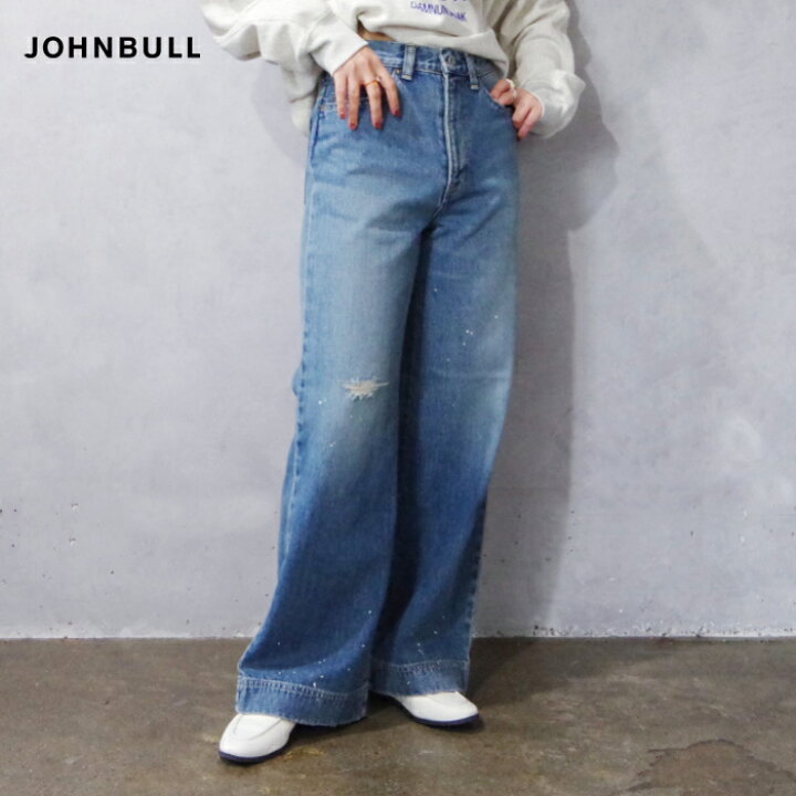 楽天市場】Johnbull (ジョンブル) デニムワイドパンツ (JL244P04-115 