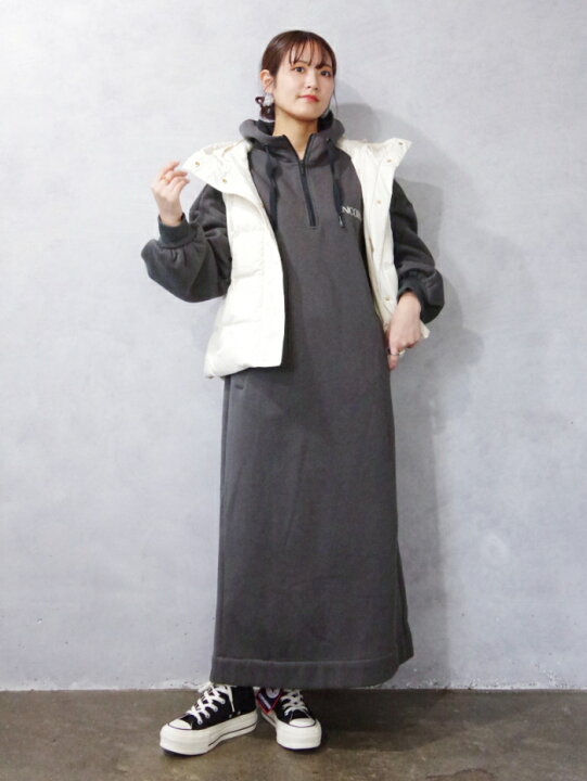 楽天市場】【20％OFF】ayane (アヤン) 裏起毛 フーディ ワンピース 
