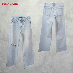 RED CARD (���b�h�J�[�h) FREDDIE -SKYLIGHT DAMAGE- (12448301SKD) ���f�B�[�X �{�g���X �p���c �f�j�� ���C�h�o�M�[ �_���[�W���H �V���G�b�g �F�������H