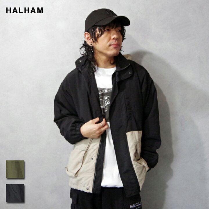 楽天市場】HALHAM (ハルハム) ナイロンワッシャー マウンテンパーカー 