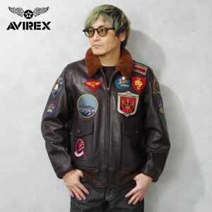 AVIREX (�A���B���b�N�X) 50th Anniversary G-1 TOP GUN (7832950002) �����Y �A�E�^�[ �W���P�b�g ���U�[ �t���C�g�W���P�b�g