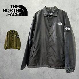 THE NORTH FACE(ザノースフェイス) コーチジャケット The Coach Jacket (NP72130) メンズ アウター 撥水加工 春アウター ナイロンジャケット ジャンパー ブルゾン アウトドア フェス レジャー 普段遣い ブラック オリーブ