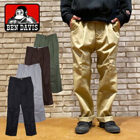 BENDAVIS(ベンデイビス) パンツ TC WORK PANTS (0380018) メンズ ワークパンツ TCツイル ワーカーズパンツ フルレングス センタープレス ストリート カジュアル