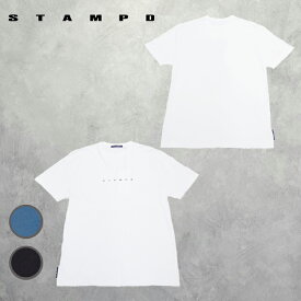 STAMPD (スタンプド) Strike Logo Perfect S/S Tee (M3047TE) メンズ Tシャツ 半袖 クルーネック ロゴ インナー コットン100% 着心地抜群 カジュアル シンプル ロゴプリント ブラック ホワイト 黒 白