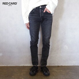 RED CARD (レッドカード) Rhythm kita (Vintage Black) (8886301vbk/8886301-vbk) メンズ ボトムス パンツ デニム リズム スリムテーパード オールシーズン 伸縮性 細身 ヴィンテージ風 ストレッチ