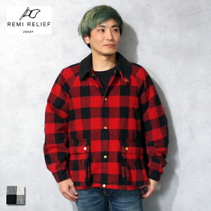 REMIRELIEF(���~�����[�t) �u���b�N�`�F�b�N�l���t�B�[���hJKT (RN29373070) �����Y �g�b�v�X �A�E�^�[ �W���P�b�g �u���]�� ���B���e�[�W���C�N