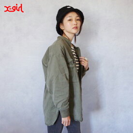 X-girl（エックスガール) BOA BUCKET HAT (105234051009) レディース ベーシックハット 着回し ロゴ シンプル オトナカワイイ ボア 小顔 ブラック ワンポイント バケットハット