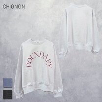 楽天市場】chignon（スウェット・トレーナー｜トップス）：レディース 