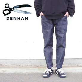 DENHAM(デンハム) FATIGUE WORK MIJSSV (1230111018) ファティーグ ワークパンツ メンズ オールシーズン ゆったり レザーパッチ 日本製　MADE in JAPAN 刺繍
