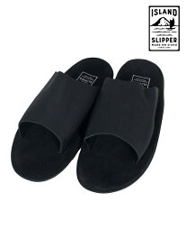 アイランドスリッパ メンズ レディース オープン サンダル BULLHIDE SLIDE LEATHER SANDAL （PBS705BH）