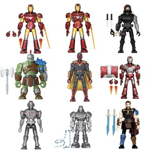 �}�[�x�� Blokees Figures �}�[�x�� �C���t�B�j�e�B�E�T�[�K ��4�e BOX 9�� MARVEL �v���X�`�b�N�L�b�g �g�ݗ��Ď�
