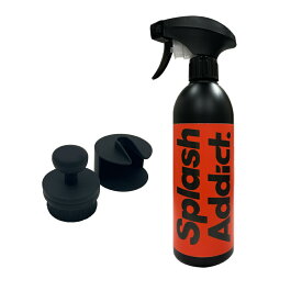 【楽天1位】【SPLASH ADDICT】 タイヤワックス水性 持続性 単品orPURESTARブラシセット 洗車用品 洗車グッズ プロ仕様 タイヤクリーナー 車 コーティング タイヤケア スプレータイプ 変色防止 ギラギラしない 撥水 500mL
