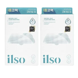 ILSO イルソ ナチュラル マイルド クリア ノーズ パック NATURAL MILD CLEAR NOSE PACK ブラックヘッド 毛穴 鼻パック【 正規品 / 5枚入り 】 皮脂 毛穴パック 韓国コスメ　×2個