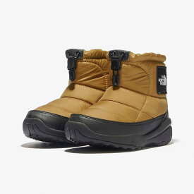 THE NORTH FACE(ザ・ノースフェイス) NFJ52280 キッズ ジュニア ヌプシ ブーティ ロゴ ショート スノーブーツ 冬靴 防寒