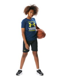 【メール便OK】UNDER ARMOUR(アンダーアーマー) 1378275 ジュニア UAテック ショートスリーブ Tシャツ＆ショーツセット 子供用 2点セット