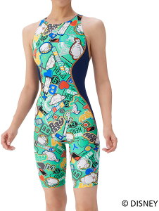 【メール便OK】2025FW ARENA(アリーナ) AS5FWM57L レディース ディズニー ベイマックス 競泳トレーニング水着 ワンピーススパッツ