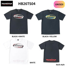 【メール便OK】トランジスタ TRANSISTAR 半袖Tシャツ ドライTシャツ CHECKER FLAG ユニセックス ハンドボール HB26TS04