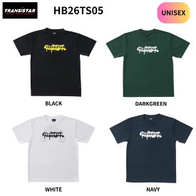 【メール便OK】トランジスタ TRANSISTAR 半袖Tシャツ DRY S/S T-shirts_THRILL ユニセックス ハンドボール HB26TS05