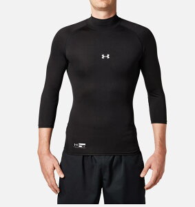 y[OKzUNDER ARMOUR(A_[A[}[) 1358644 UA HG ARMOUR COMP 3/4 MOCK PK Y Ci[ x[X{[
