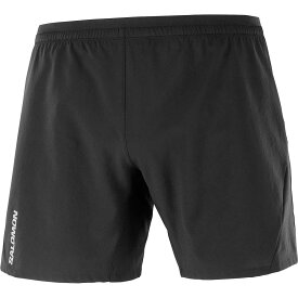 【メール便OK】SALOMON(サロモン) LC2049400 メンズ ランニングパンツ ランパン CROSS 7 SHORTS インナー付 軽量 速乾