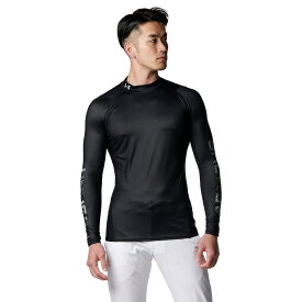 【メール便OK】UNDER ARMOUR(アンダーアーマー) 1378181 インナー UAアイソチル フィッティド ロングスリーブ モック シャツ パーム