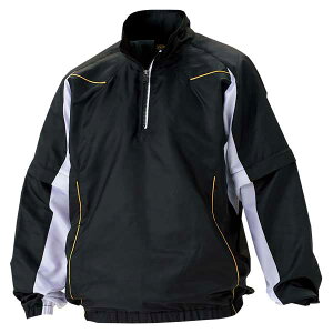 ZETT(ゼット) BOV515 長袖/半袖切り替え式ハーフジップジャンパー